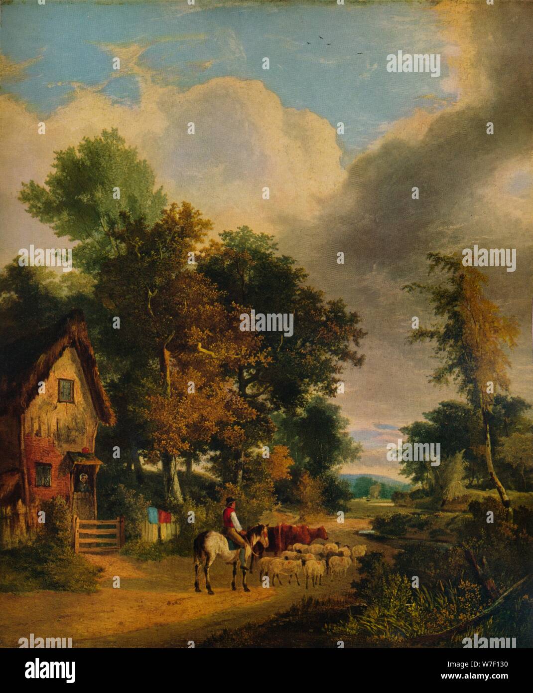 "Grove Scena, Norwich', c1827, (1938). Artista: George Vincent. Foto Stock