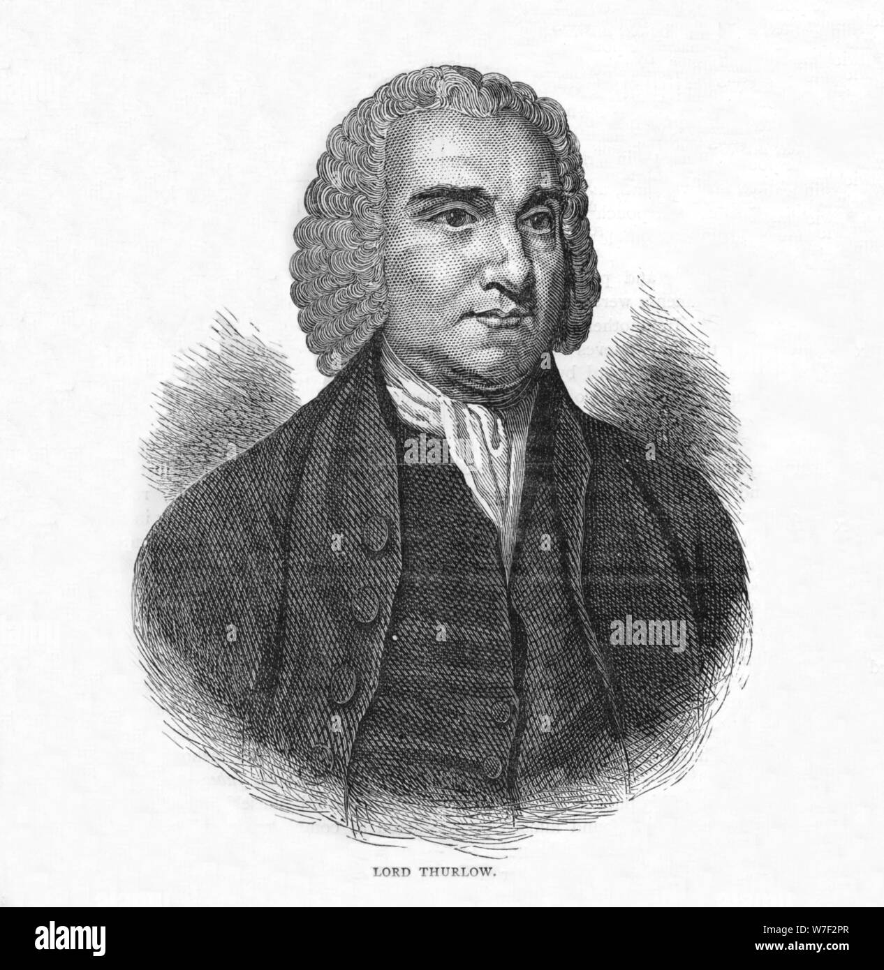 Signore Thurlow, giurista britannica e Tory politico, c1800 (1878). Artista: sconosciuto. Foto Stock