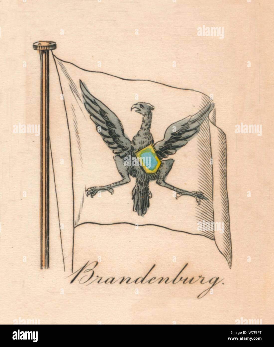 "Brandenburg", 1838. Artista: sconosciuto. Foto Stock