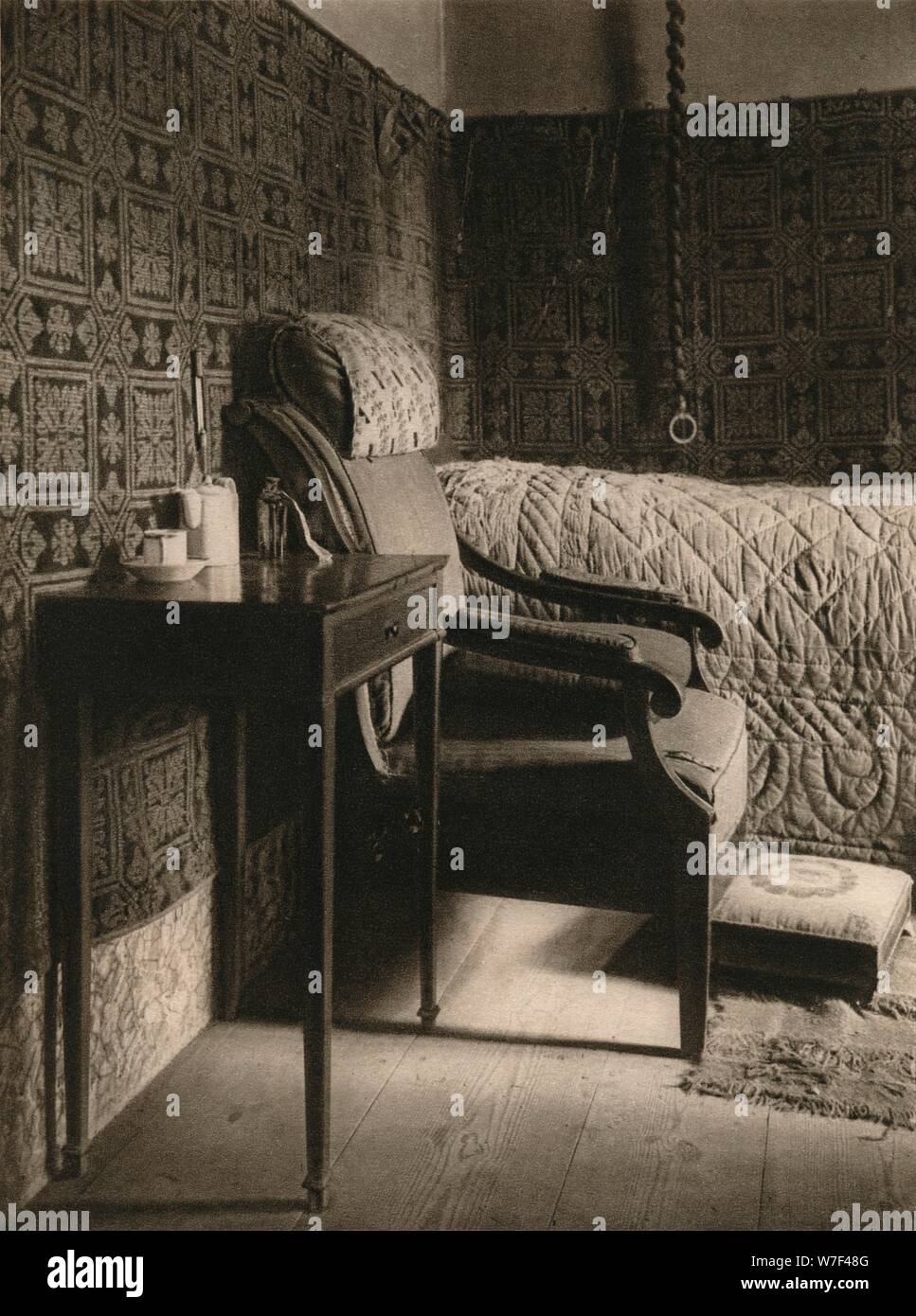 "Weimar. Goethe camera della morte", 1931. Artista: Kurt Hielscher. Foto Stock