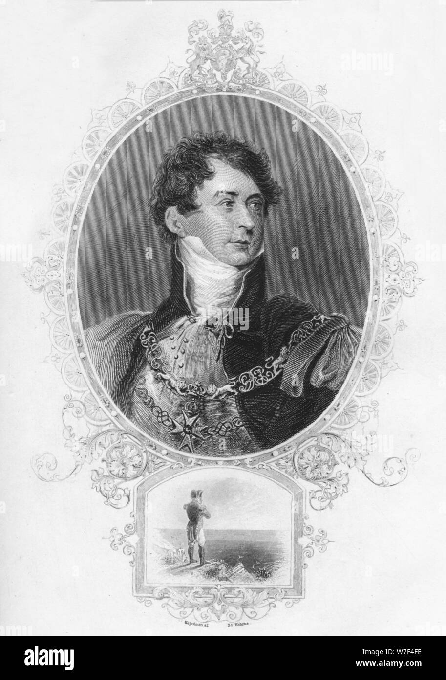 'George IV", 1859. Artista: sconosciuto. Foto Stock