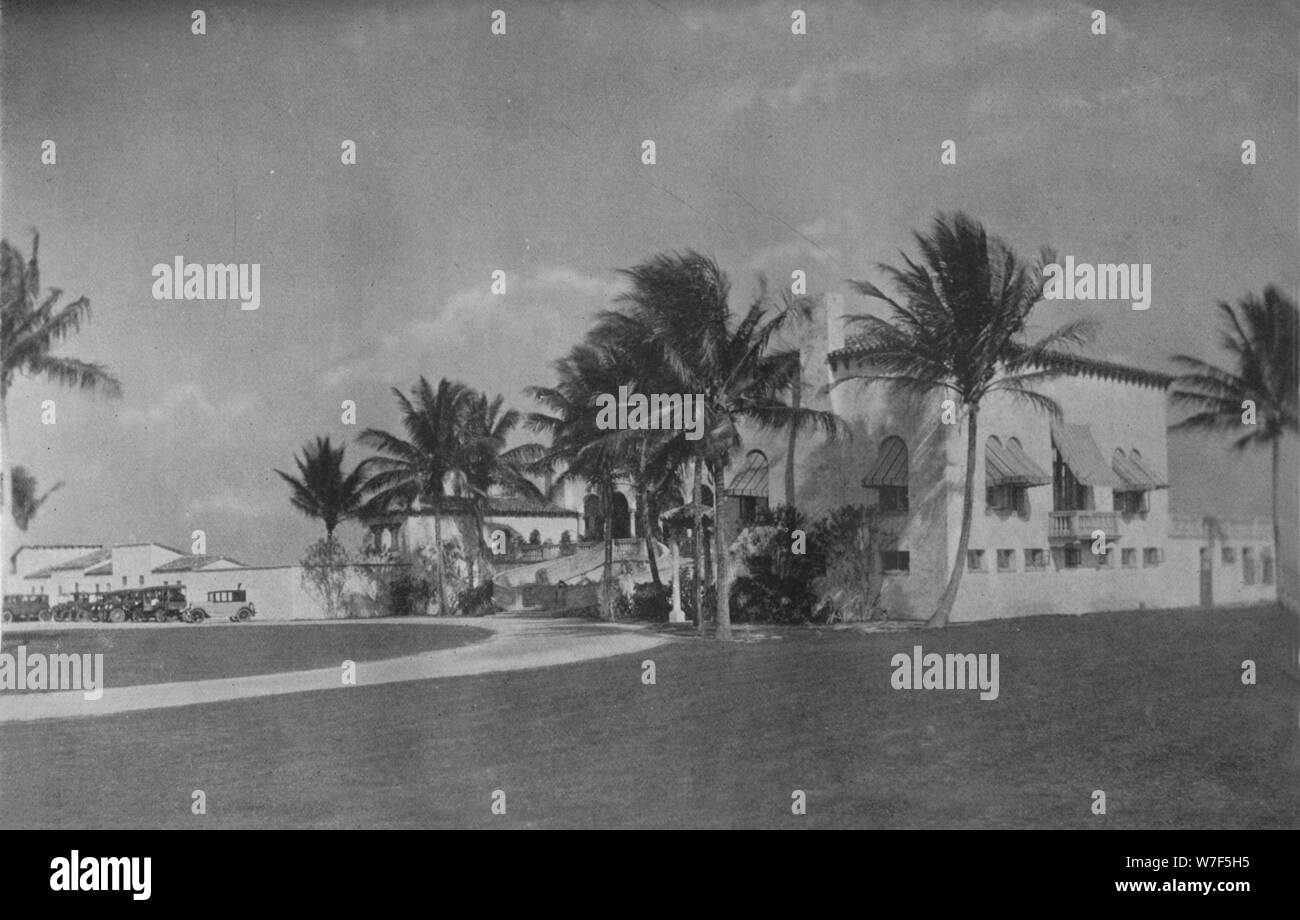 Corrente del Golfo Golf Club, Palm Beach, Florida, 1925. Artista: sconosciuto. Foto Stock