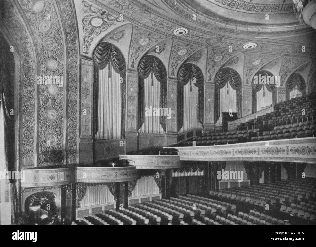 Auditorium di Earle Theatre, Washington DC, 1925. Artista: sconosciuto. Foto Stock