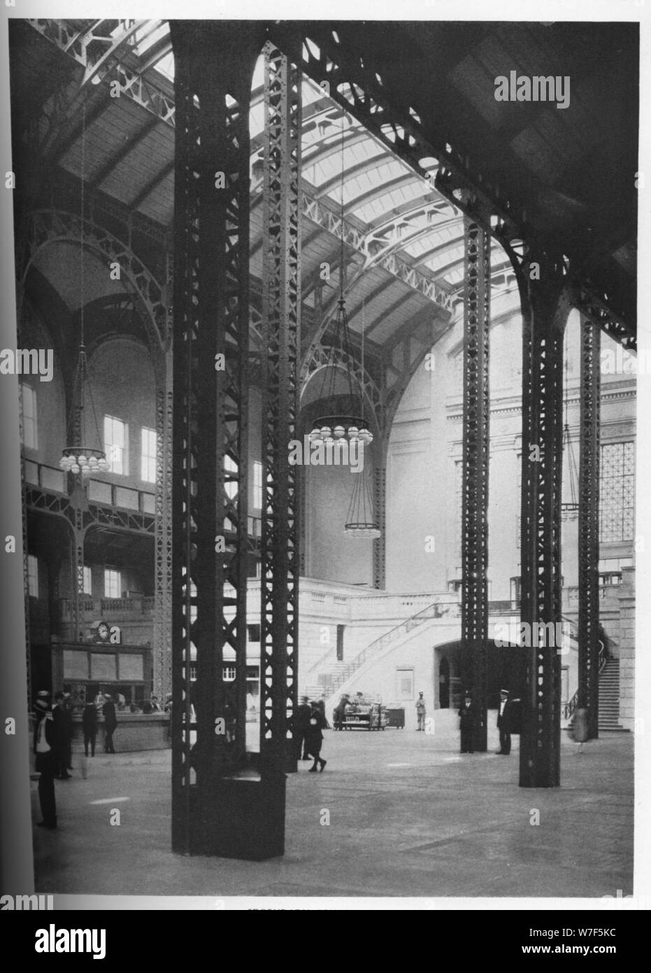 Atrio secondario, Chicago Union Station, Illinois, 1926. Artista: sconosciuto. Foto Stock