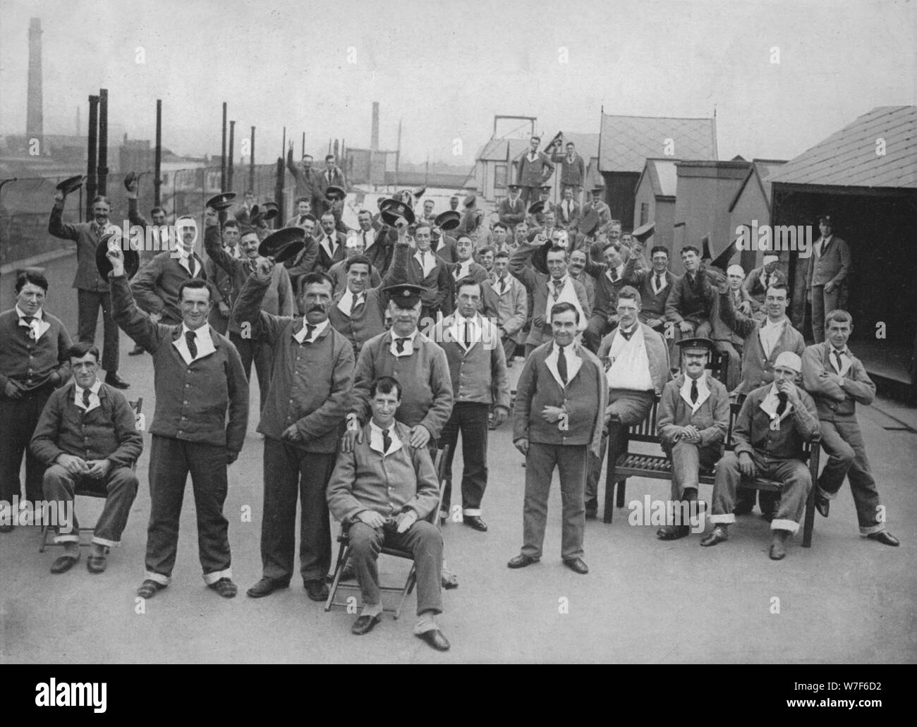 "Alcune delle nostre ferite degli eroi, c1917, (1917). Artista: sconosciuto. Foto Stock