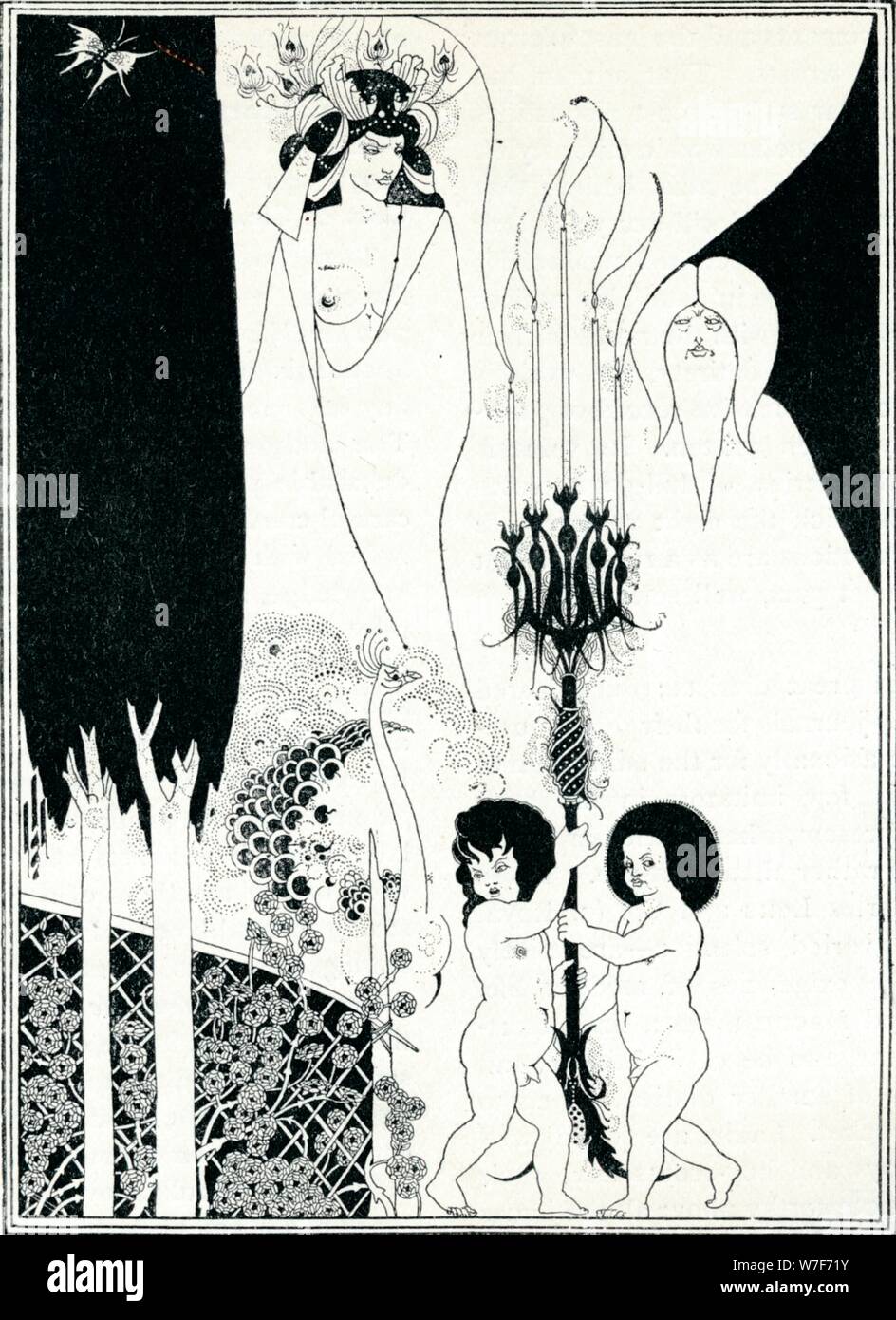 "Gli occhi di Erode", 1894, (1912). Artista: Aubrey Beardsley. Foto Stock
