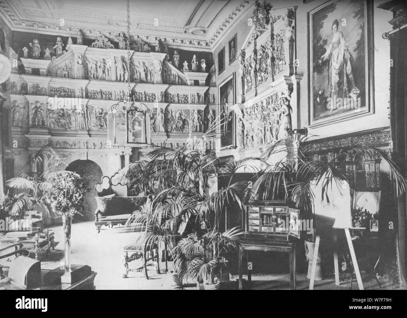 "Burton Agnese, Bridlington - Sig.ra Wickham Boynton', 1910. Artista: sconosciuto. Foto Stock