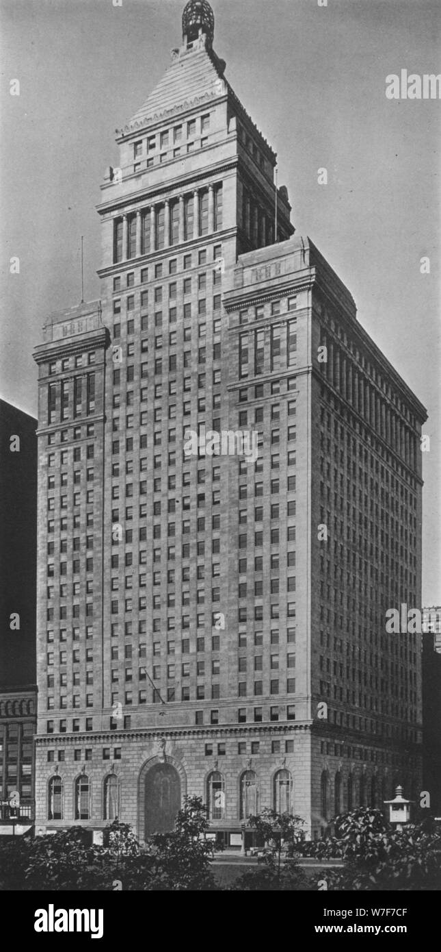 Il SW Straus & Co Edificio, Chicago, Illinois, 1924. Artista: sconosciuto. Foto Stock