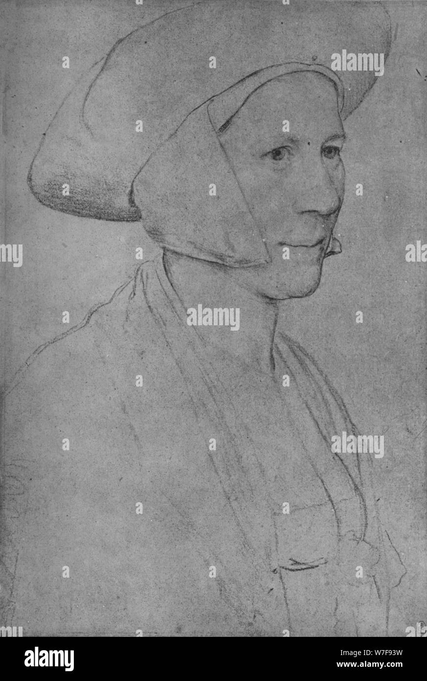 "Una donna: sconosciuto", 1526-1528 (1945). Artista: Hans Holbein il Giovane. Foto Stock