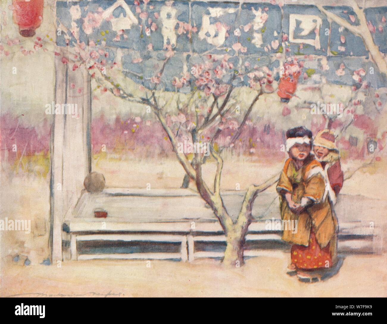 "Heavy-Laden', c1887, (1901). Artista: Mortimer Menpes L. Foto Stock