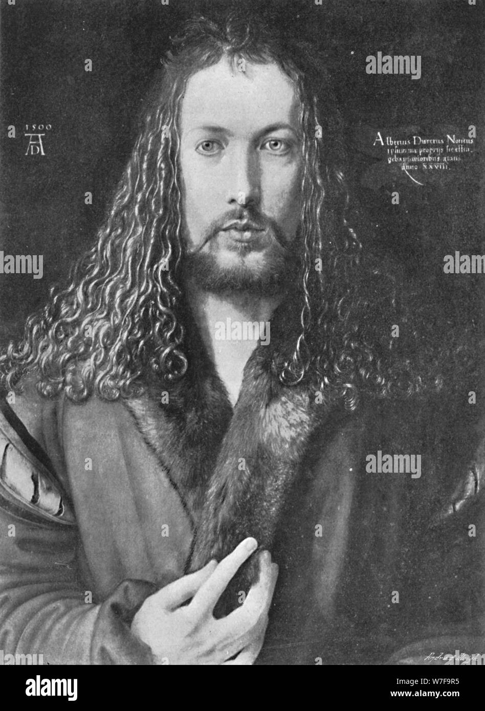 'SELF-portrait", 1500, (1906). Artista: Albrecht Dürer. Foto Stock