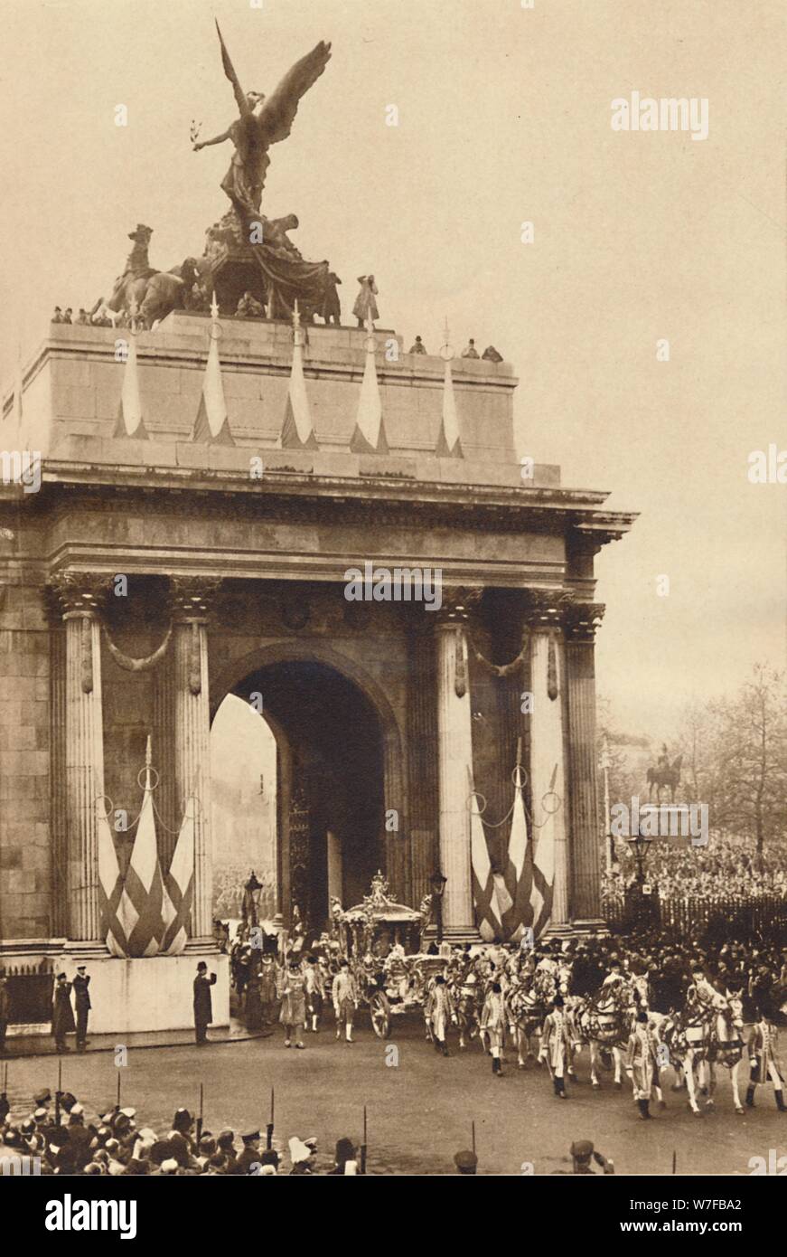 "Sotto la Quadriga', 12 maggio 1937. Artista: sconosciuto. Foto Stock