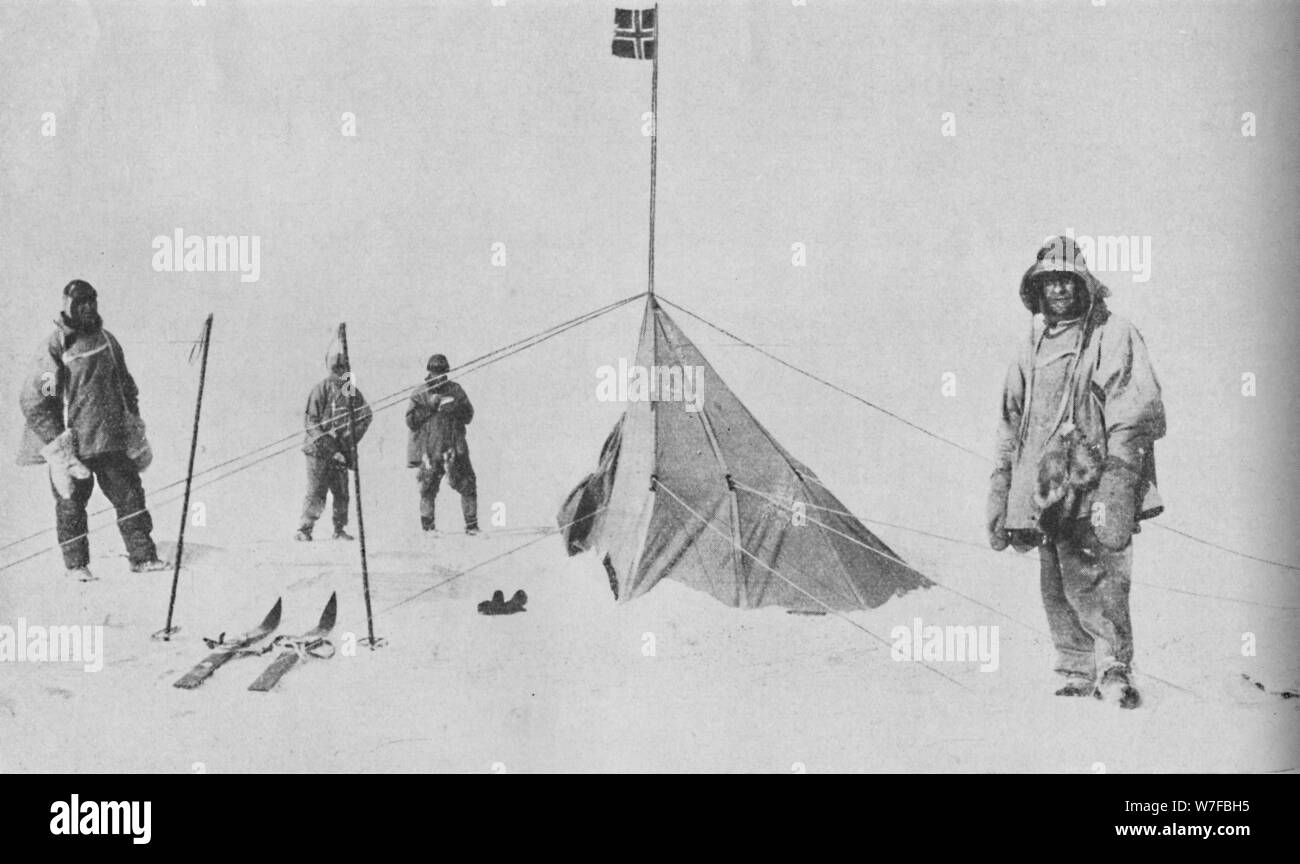 'Al polo Sud', 1911, (1936). Artista: sconosciuto. Foto Stock