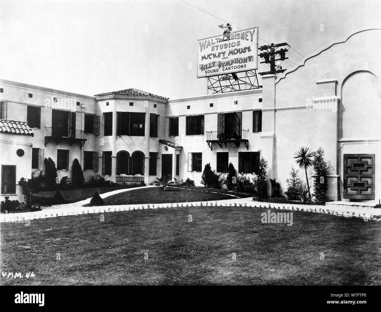 WALT DISNEY 2701 Hyperion Avenue Studios circa 1932 Mickey Mouse e SILLY SYMPHONIES Sound Cartoons Walt Disney Productions / United Artists Foto Stock