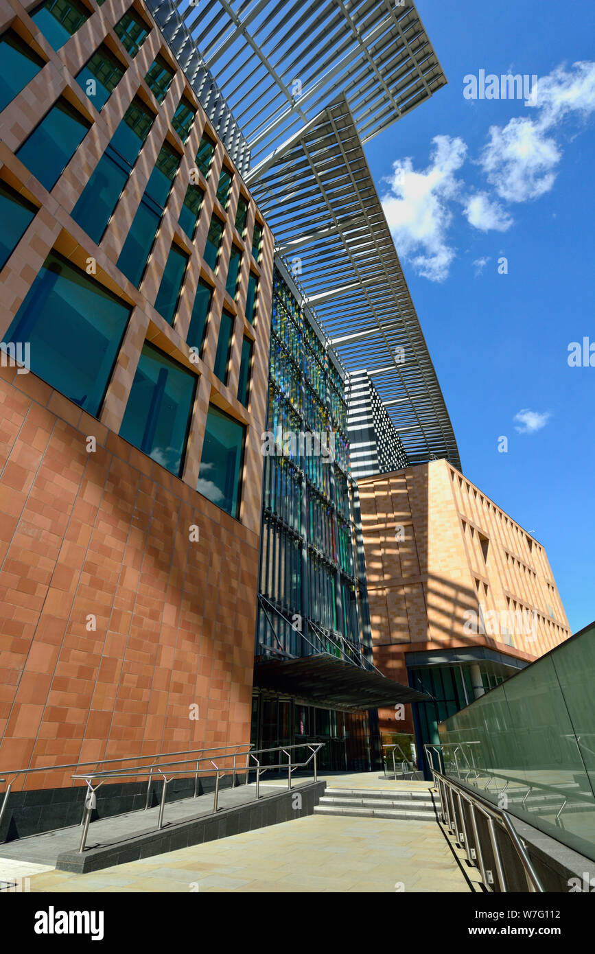 Francis Crick Institute, Midland Road, Camden, nel nord di Londra, Regno Unito Foto Stock