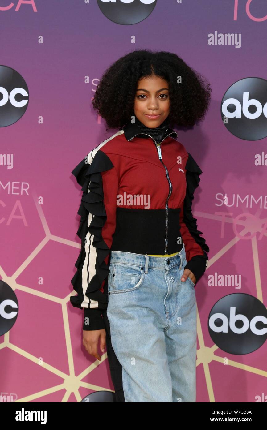 West Hollywood, CA. 5 Ago, 2019. Arica Himmel presso gli arrivi per Disney ABC Television TCA Summer Press Tour 2019 - Parte 2, Soho House, West Hollywood, CA il 5 agosto 2019. Credito: Priscilla concedere/Everett raccolta/Alamy Live News Foto Stock