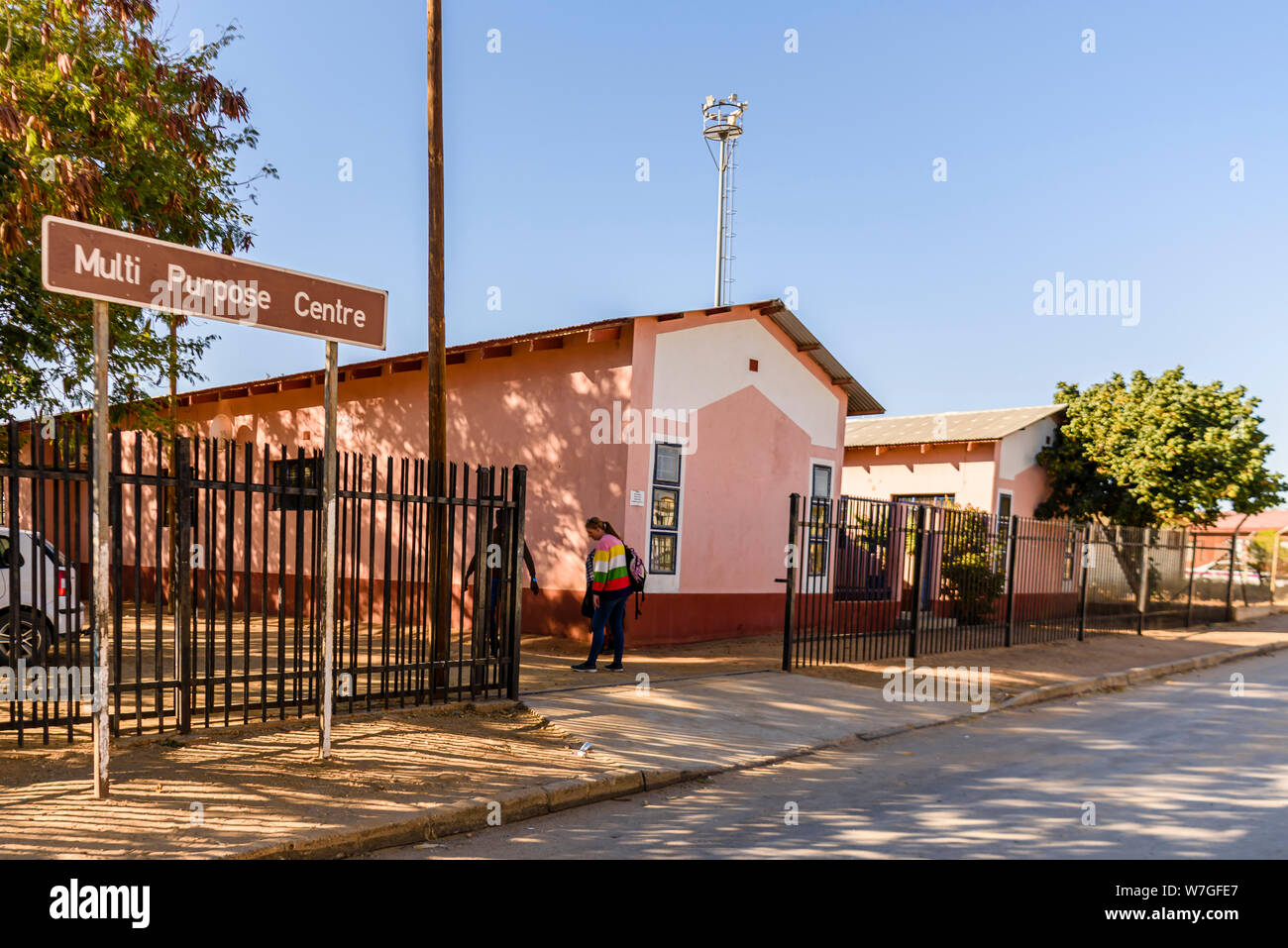 Otjiwarongo Multi-purpose Help Center, una carità che fornisce assistenza per gli orfani di AIDS e i malati, Namibia Foto Stock
