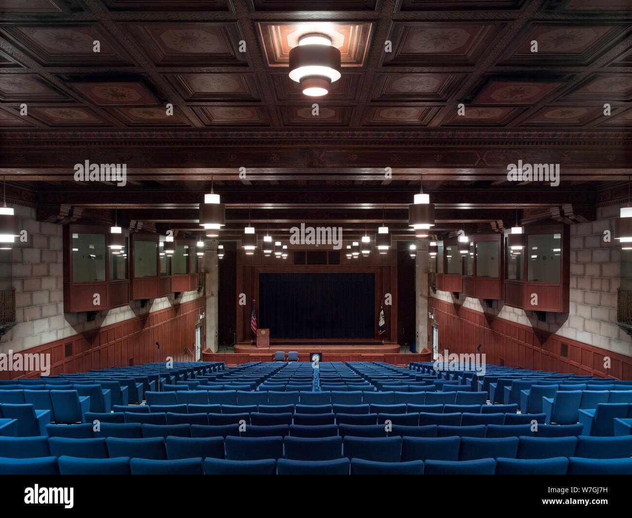 Auditorium, Herbert Hoover C. Edificio, U.S. Dipartimento del commercio di Washington, D.C. Foto Stock Auditorium, Herbert Hoover C. Edificio, U.S. Dipartimento del commercio di Washington, D.C. Foto Stock