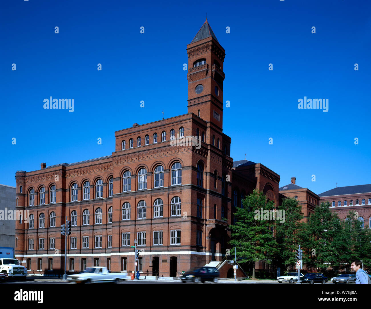 Conti Edificio, completata nel 1880 per una divisione dell'Ufficio di presidenza della stampa e incisione, Washington, D.C. Foto Stock