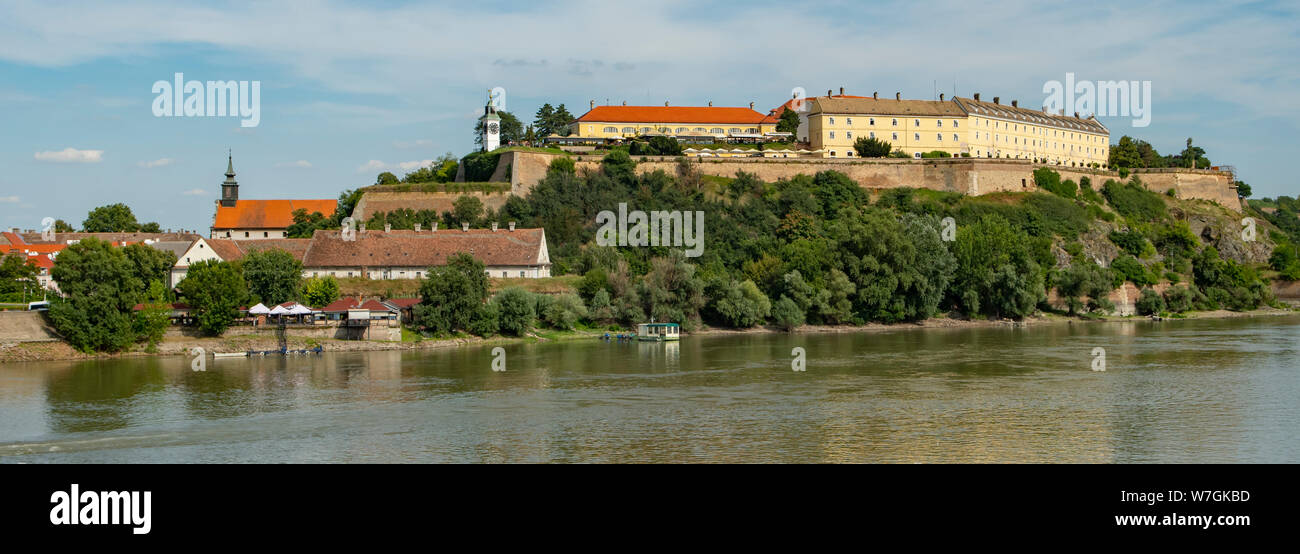 La Fortezza di Petrovaradin Panorama, Novi Sad Serbia Foto Stock