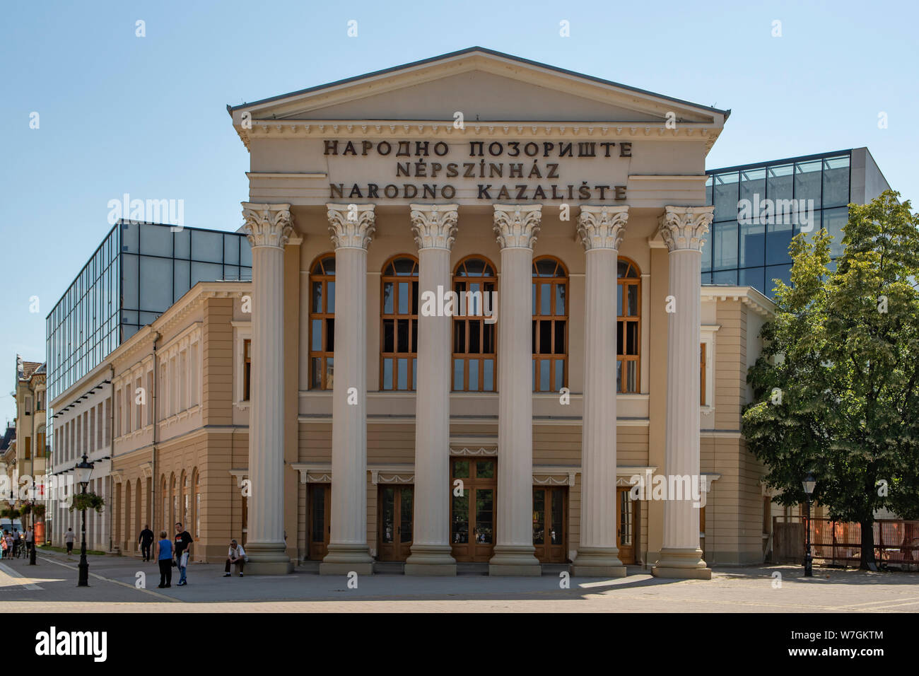 Teatro Nazionale, Subotica, Serbia Foto Stock