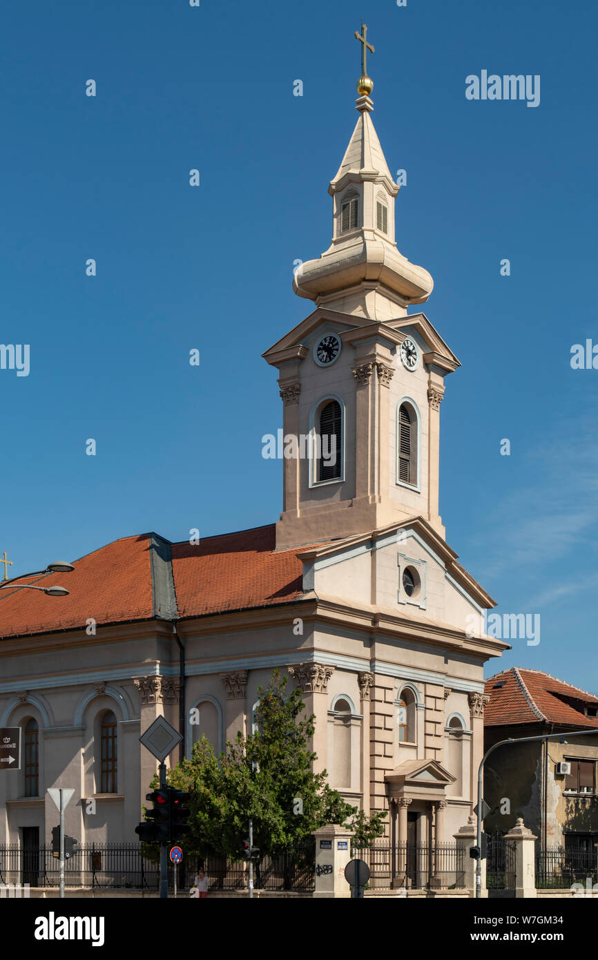 Slovacca chiesa evangelica, Novi Sad Serbia Foto Stock