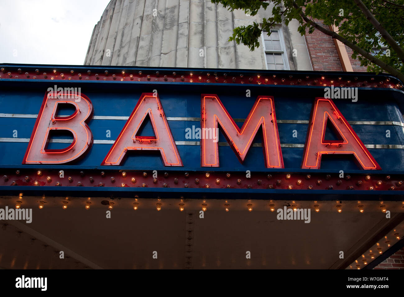 Bama Theatre, Tuscaloosa, Alabama Foto Stock