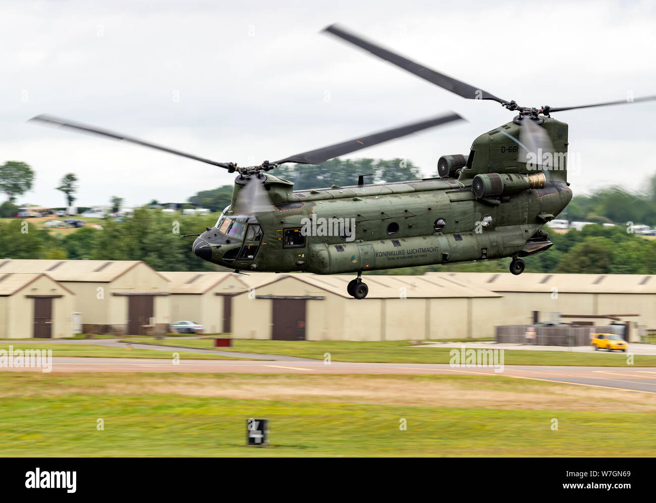 Royal Netherlands Air Force CH-47 elicottero Chinook di 298 Squadrone a RIAT 2019 Foto Stock