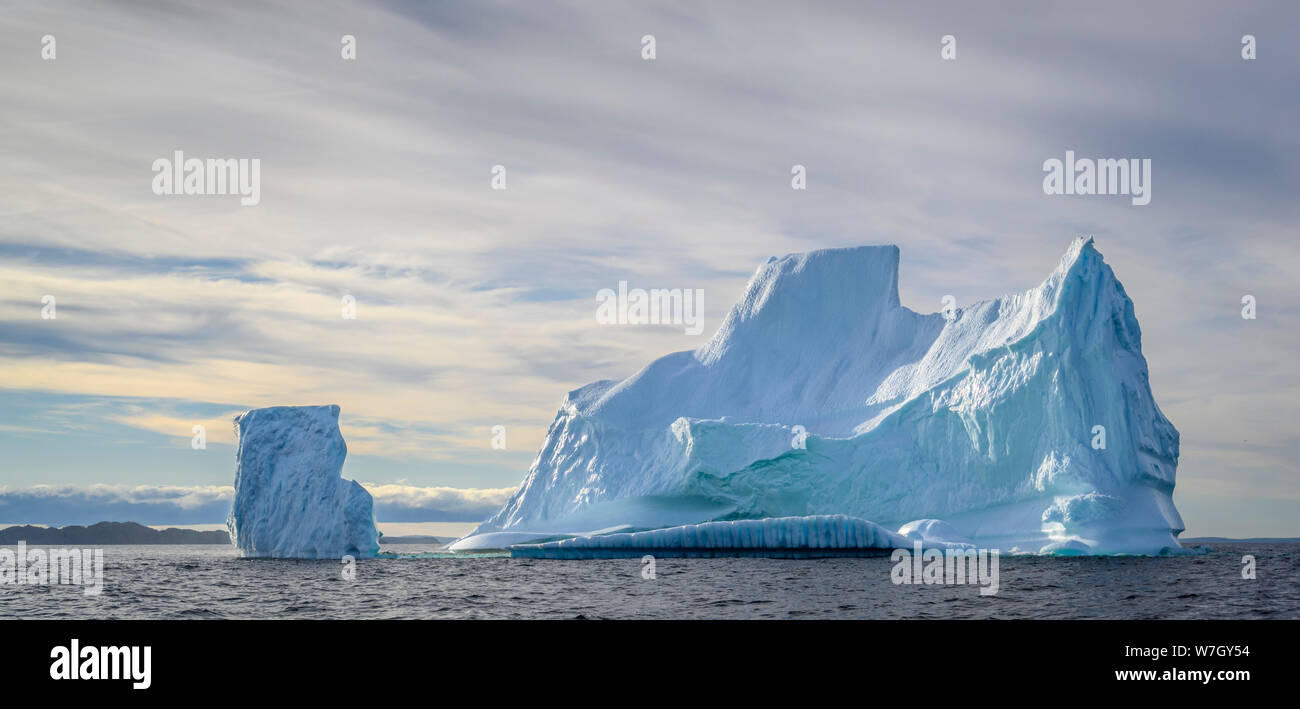 Iceberg al largo di Terranova, del Canada. Foto Stock