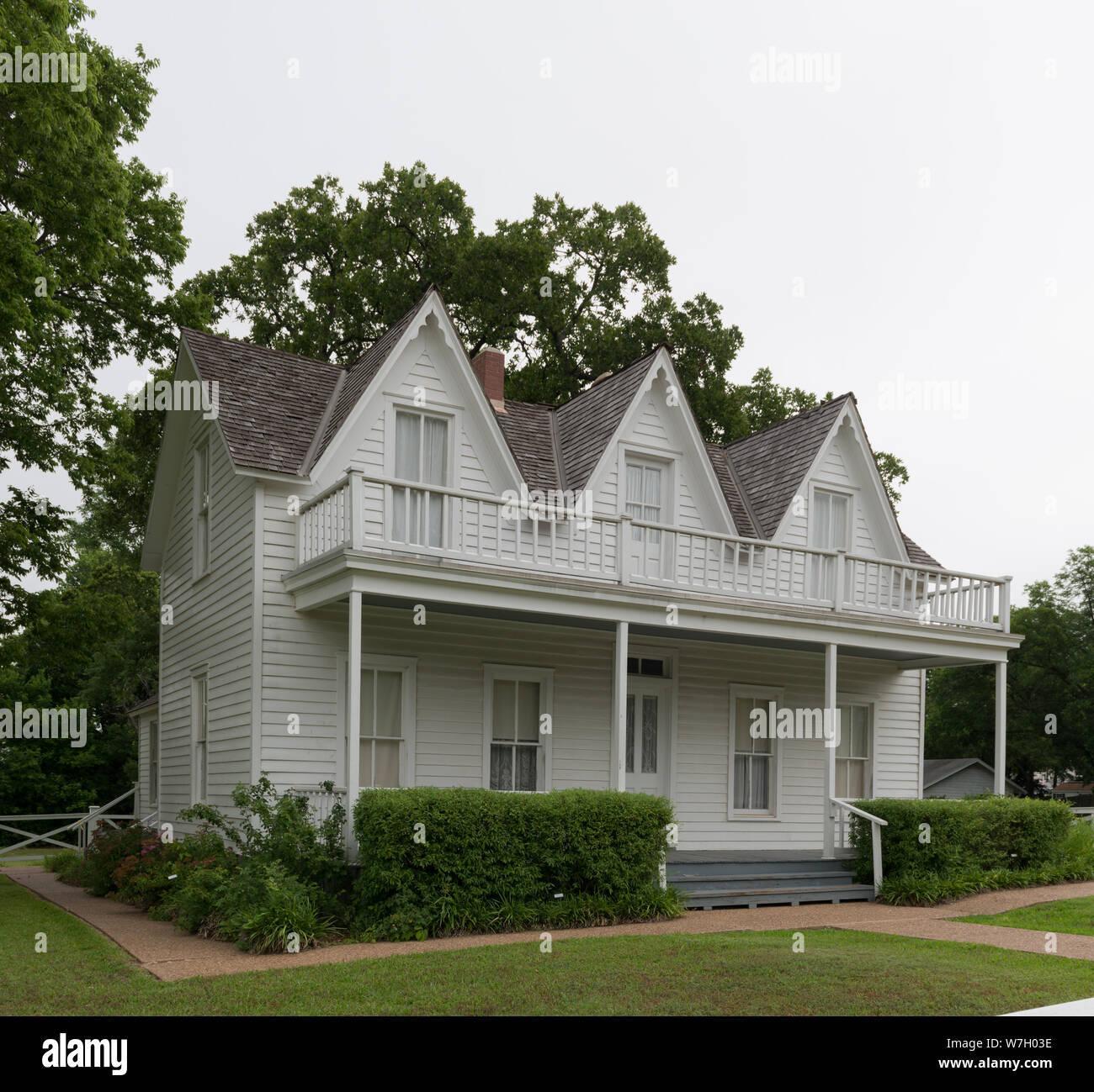 Casa natale di ex U.S. Generale e Presidente Dwight D. Eisenhower in Denison, Texas Foto Stock