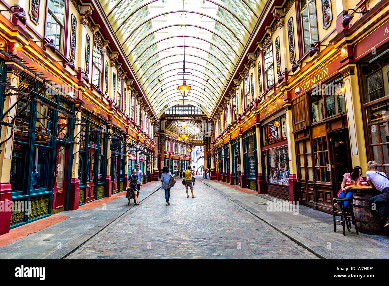 Mercato Leadenhall, Gracechurch Street, Londra, Regno Unito Foto Stock