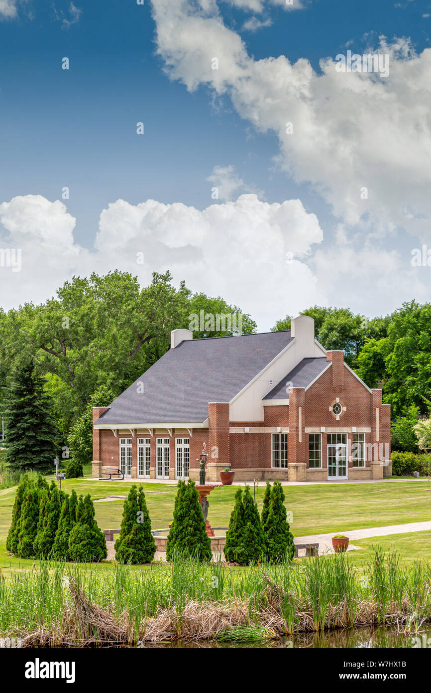 GRAND FORKS, ND/STATI UNITI D'America - 28 giugno 2019: Hopper-Danley centro spirituale sul campus della University of North Dakota Foto Stock