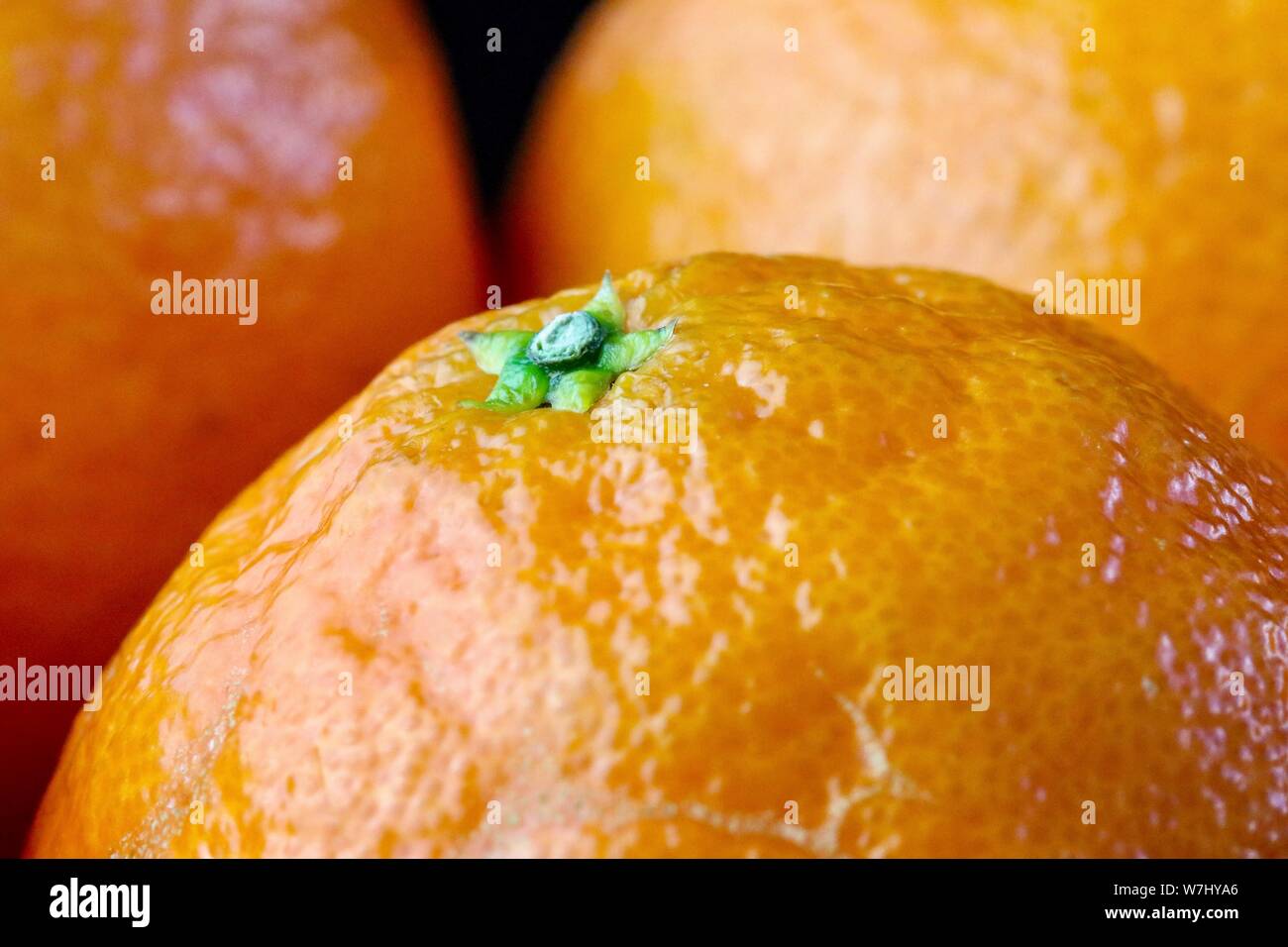 Mandarini arance close up Foto Stock