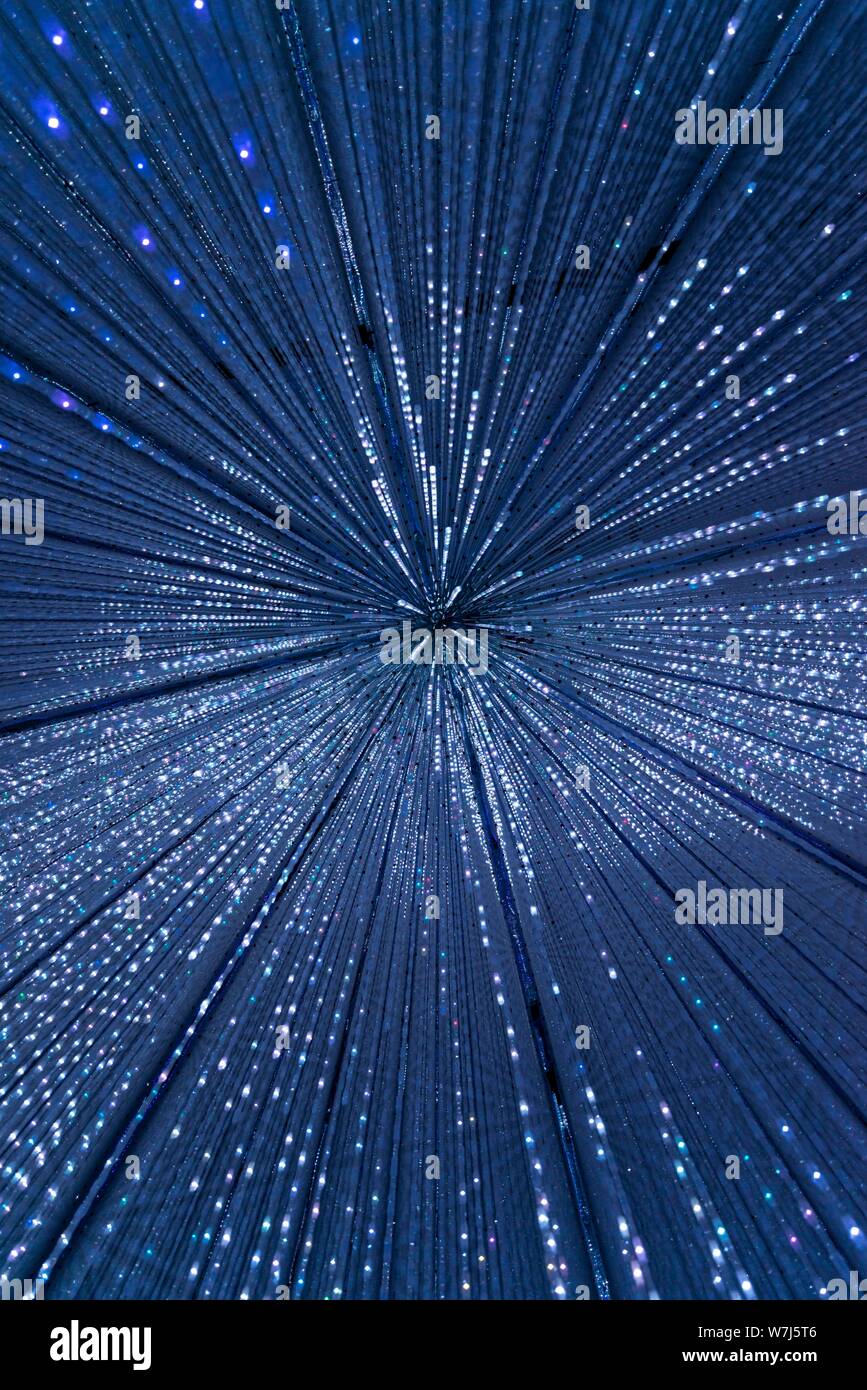 Installazione LED, Digital Art Museum, TeamLab pianeti, Koto City, Tokyo, Giappone Foto Stock
