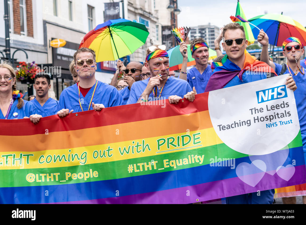 Leeds Pride celebrazioni 2019 Foto Stock