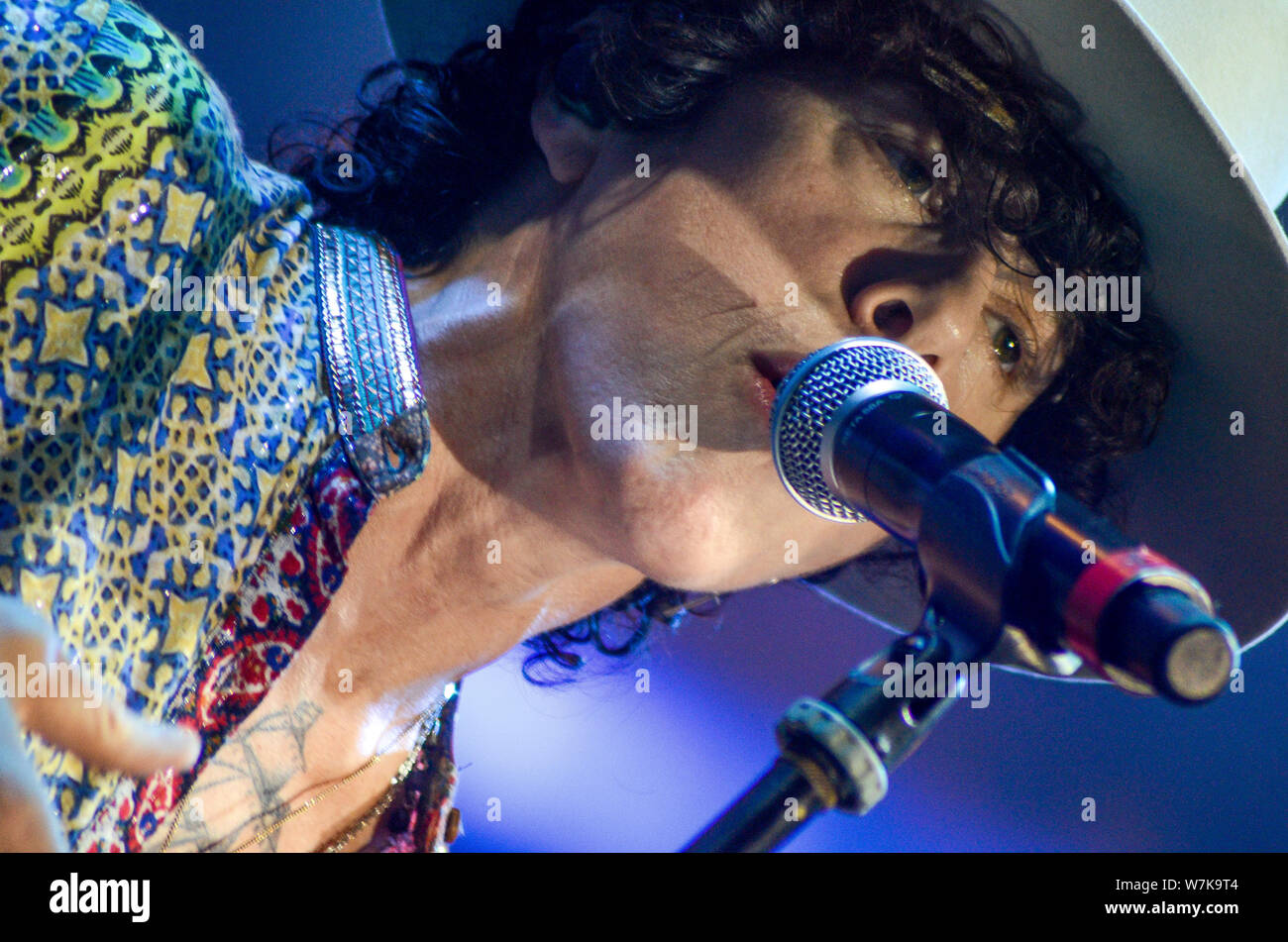 Modena, Italia. 29 Luglio, 2019. LP Laura Pergolizzi ospite straniero a Radio Bruno Estate evento musicale in Modena Italia (foto di Enrico Ballestrazzi/Pacific Stampa) Credito: Pacific Press Agency/Alamy Live News Foto Stock