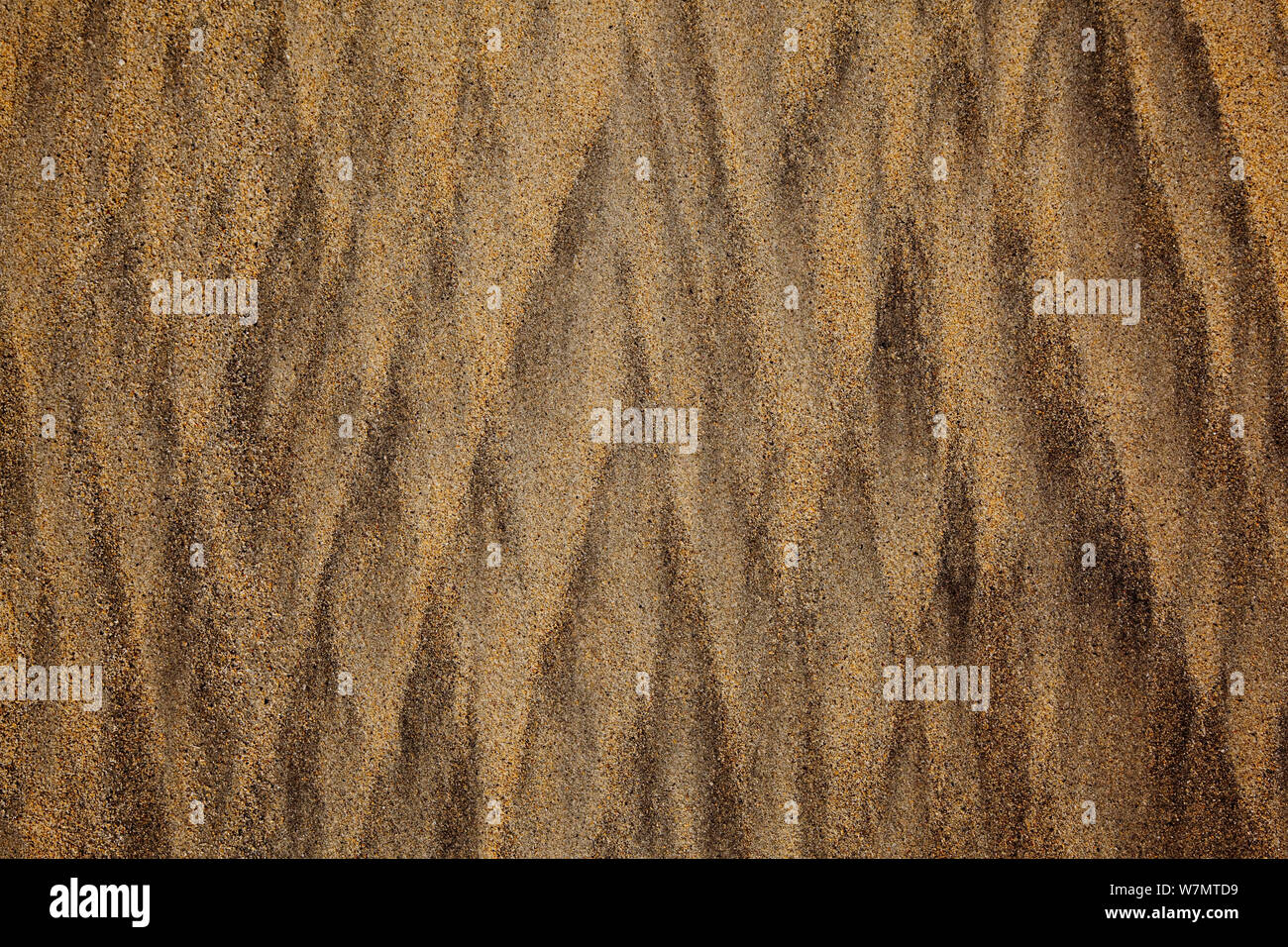 Modelli di sabbia sulla spiaggia. Harris, Ebridi Esterne, Scozia, maggio 2012. Foto Stock