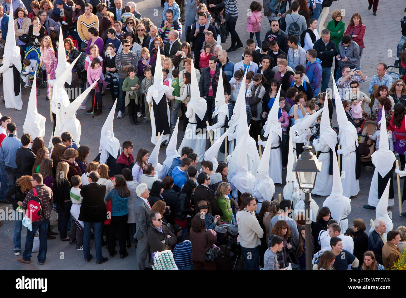Semana Santa / alle celebrazioni della Settimana Santa, Malaga, Andalusia, Marzo 2010 Foto Stock