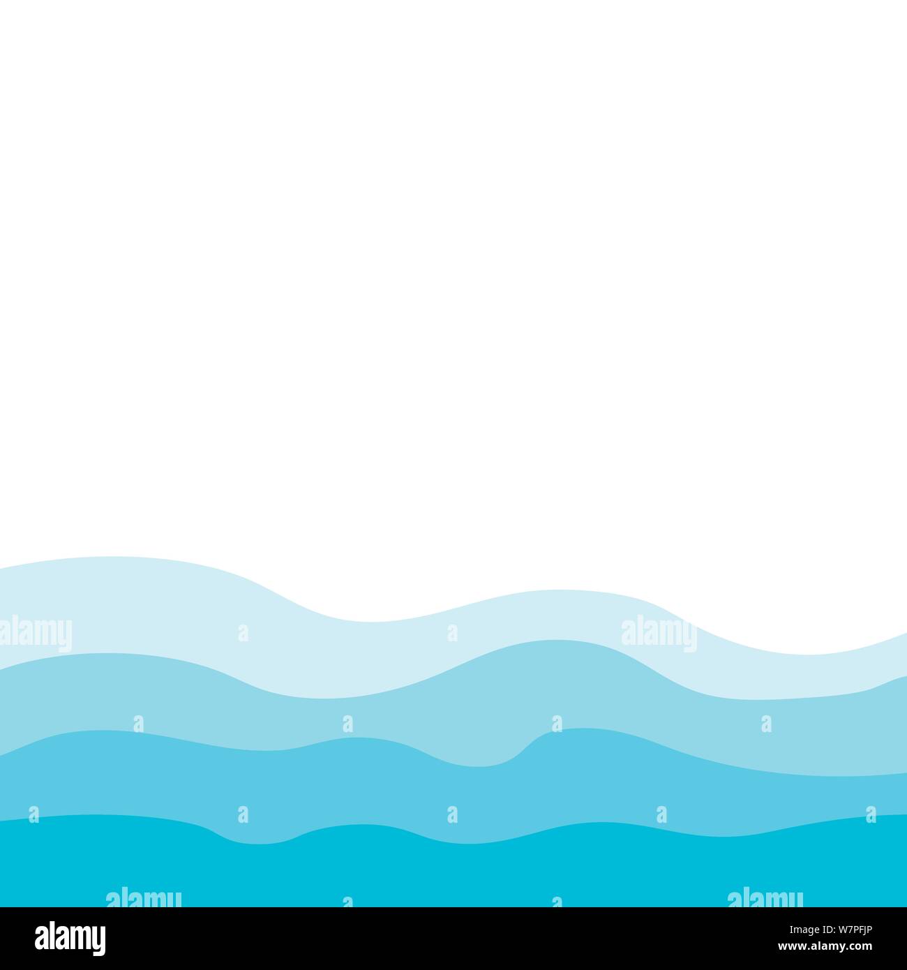 Abstract onda acqua illustrazione vettoriale sfondo design Illustrazione Vettoriale