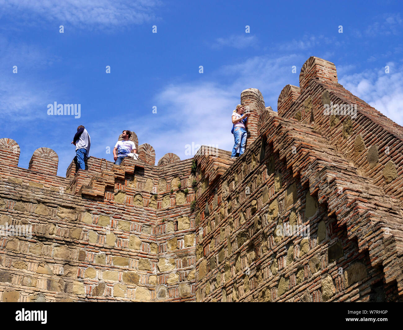 Fortezza di Narikala, Tbilisi, Georgia, Europa Foto Stock