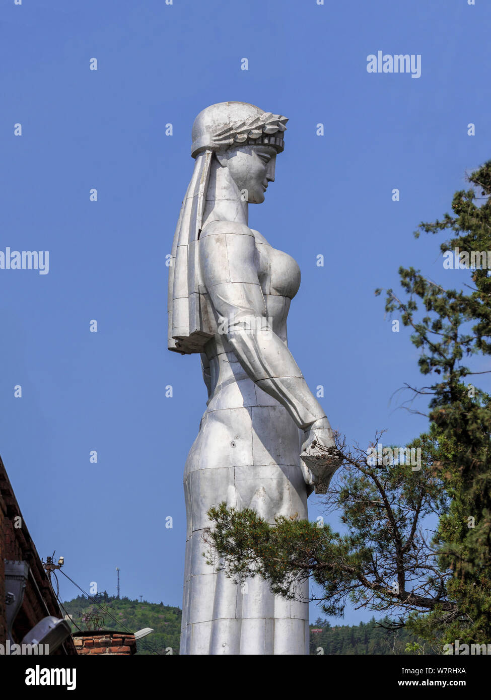 Monumento madre di Georgia, Tbilisi, Georgia, Europa Foto Stock