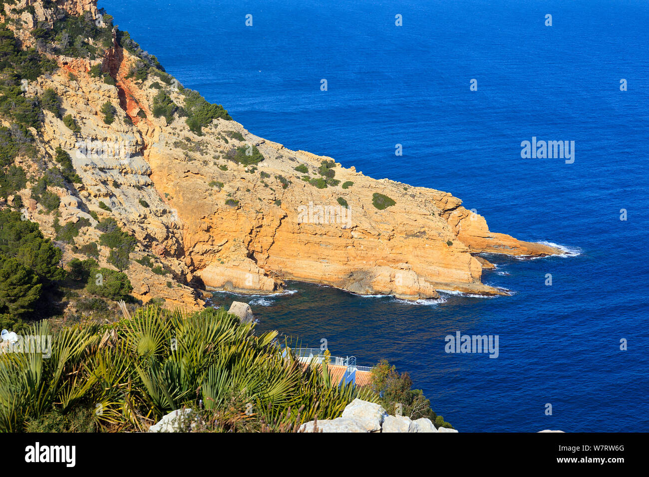 Cap de la Neu, Javea, Nord Costa Blanca, Spagna Foto Stock