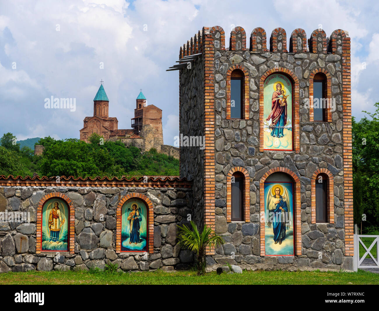 Fortezza Botanisziche vicino Telawi, Kakheti, Georgia, Europa Foto Stock
