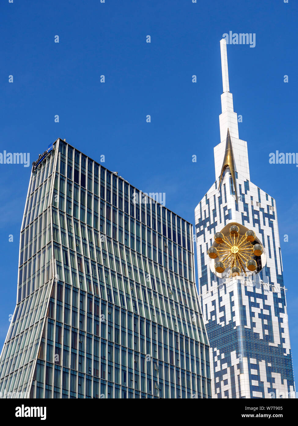 Hotel Radisson e Apartment House in ex università, Batumi, Adjara, Georgia, Europa Foto Stock