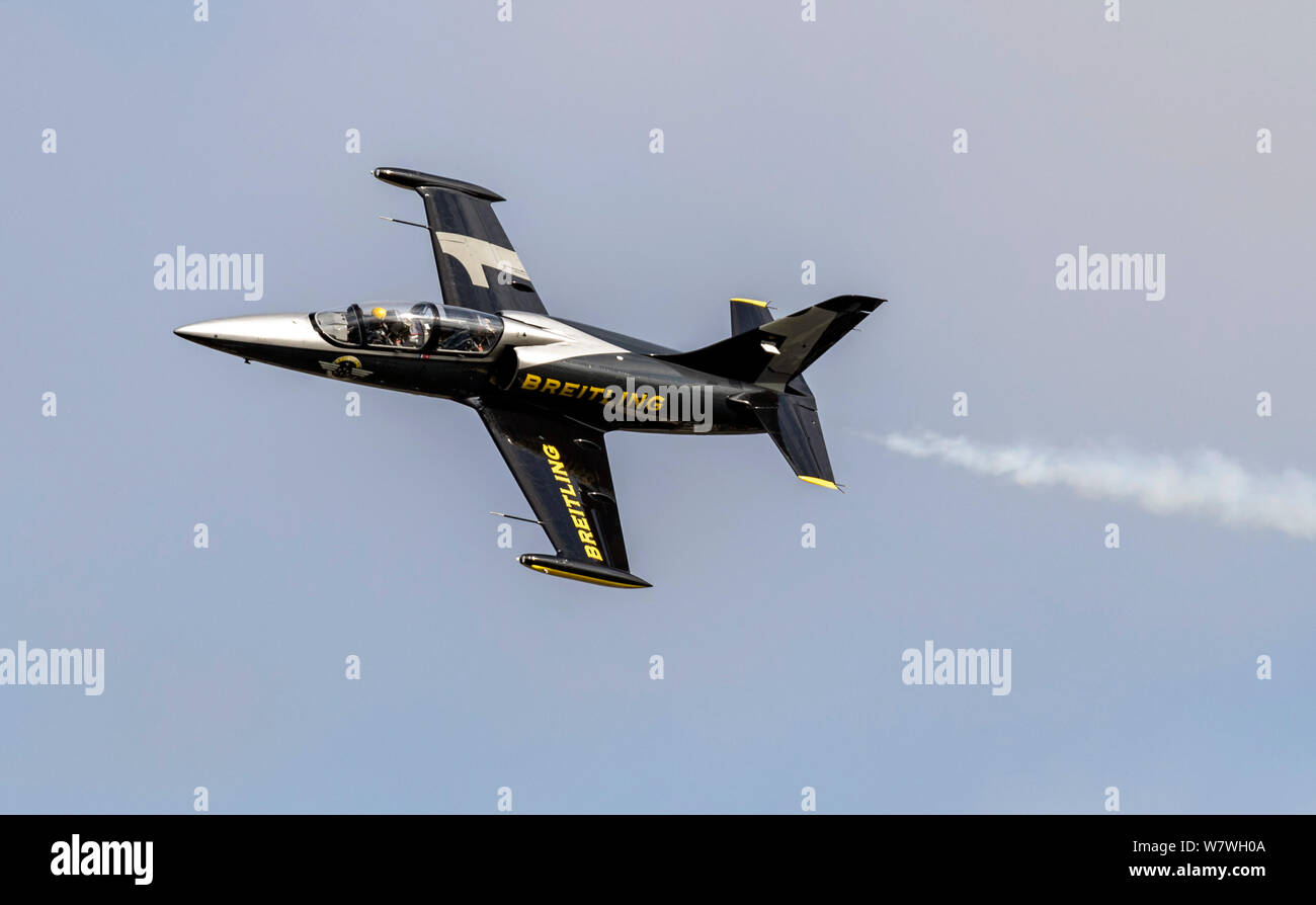 Breitling Jet Team Display presso il Royal International Air Tattoo 2019 Foto Stock