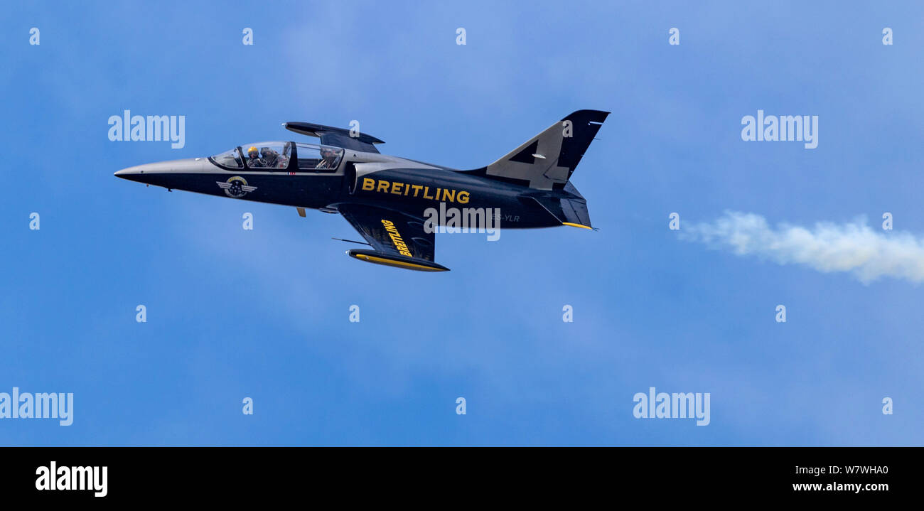 Breitling Jet Team Display presso il Royal International Air Tattoo 2019 Foto Stock