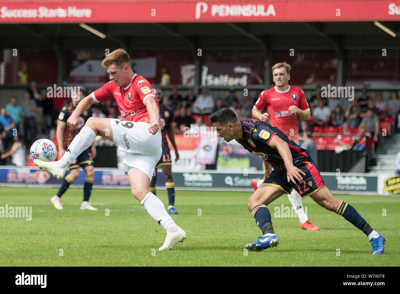 Mark Shelton di Salford City FC vs Stevenage Boro 2019/20. Foto Stock