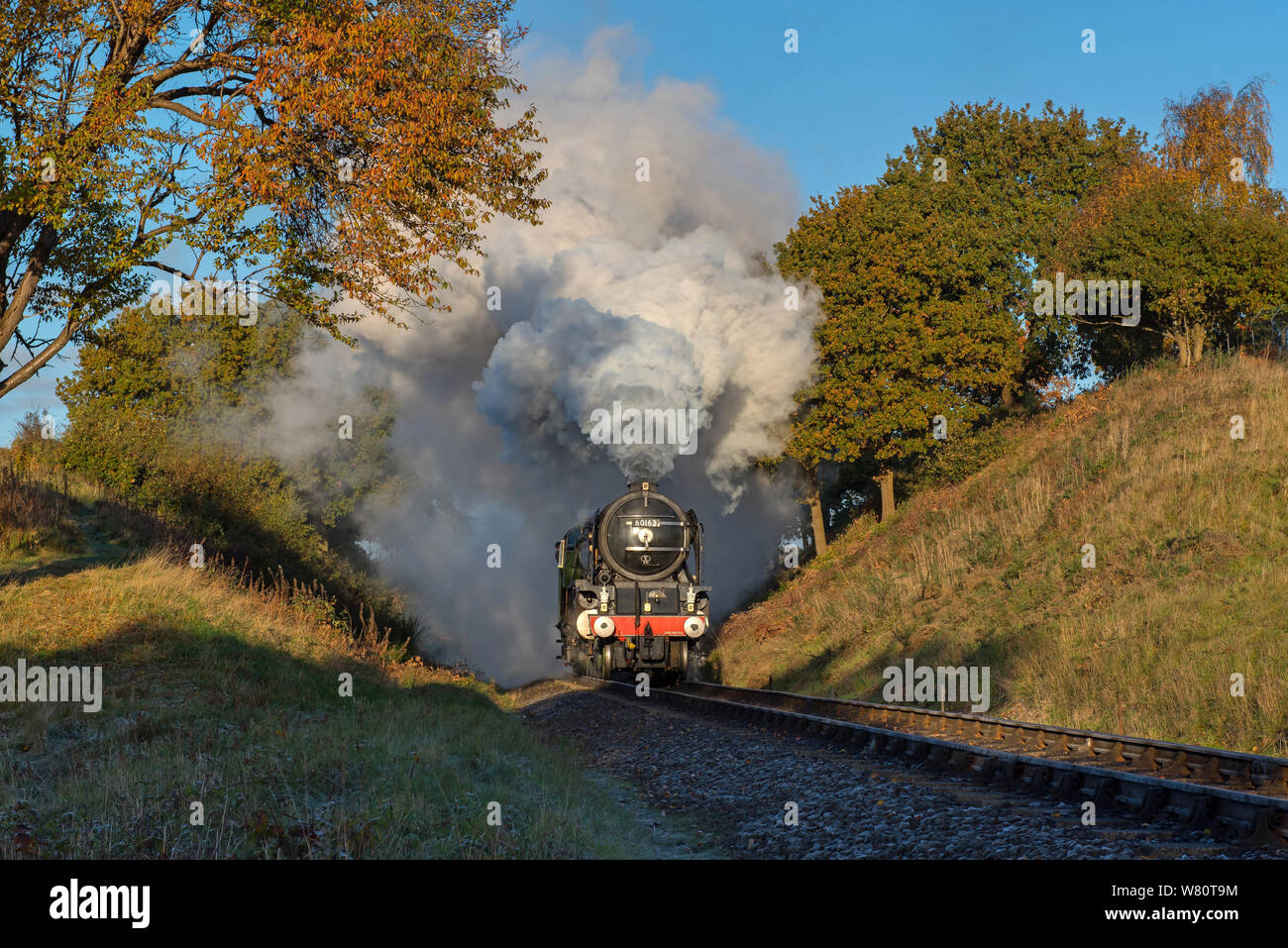 A1 n60163 si diparte Bewdey su SVR Foto Stock