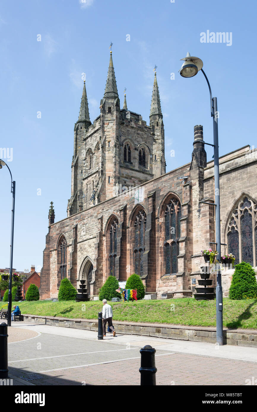 St Editha la chiesa Parrocchiale, St Editha vicino, il Tamworth, Staffordshire, England, Regno Unito Foto Stock