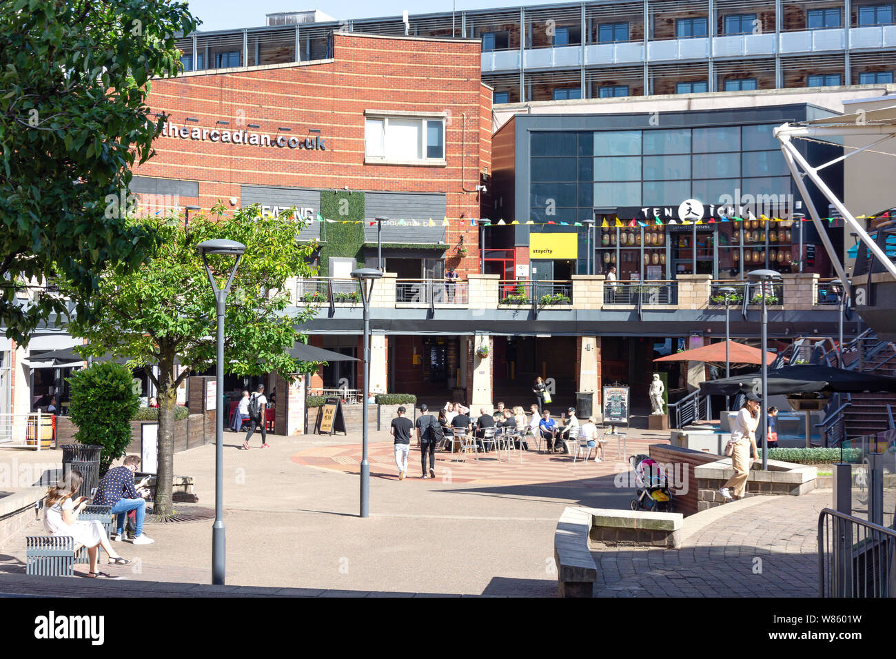 L'Arcadian Centre, Chinatown, southside, Birmingham, West Midlands, England, Regno Unito Foto Stock